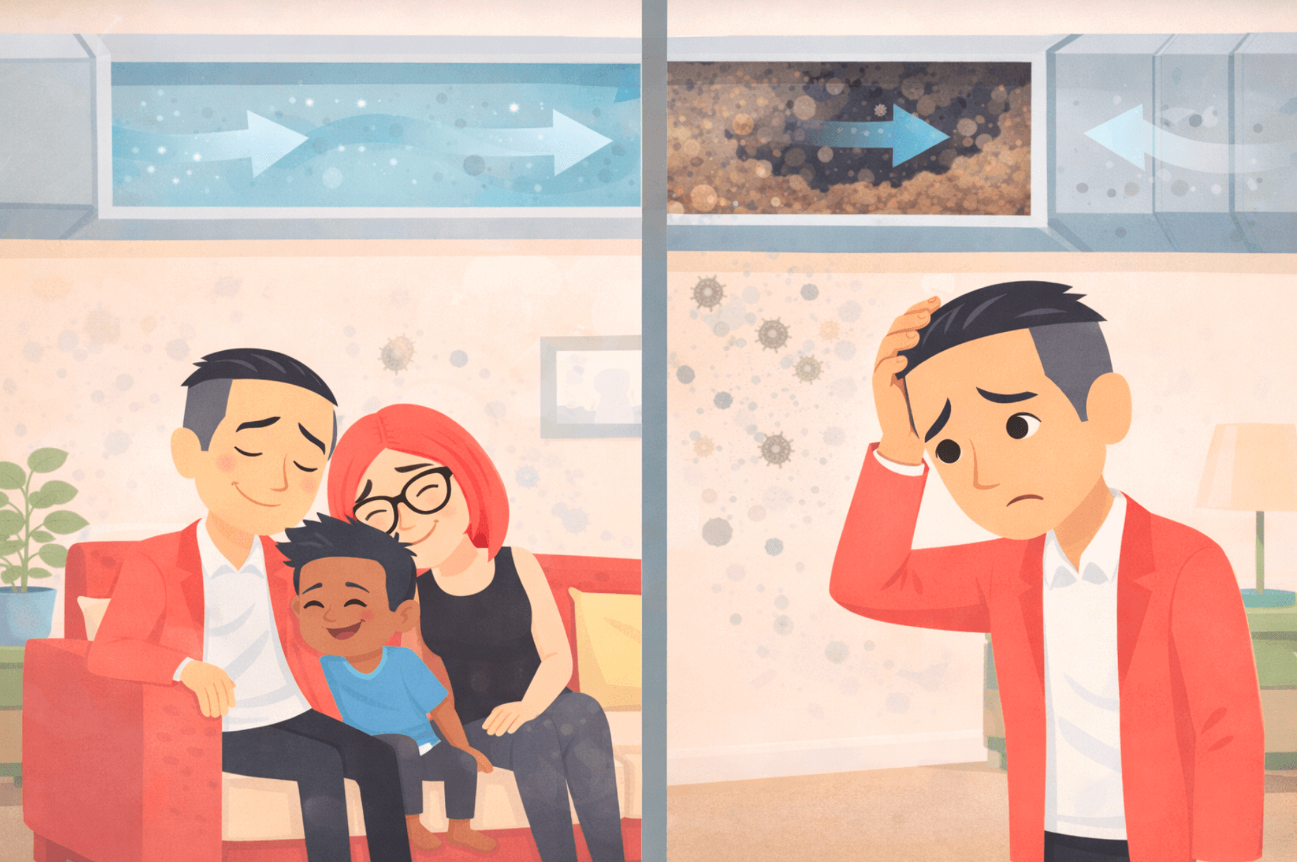 Clean air makes a happy family