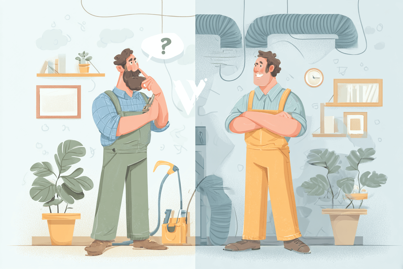 DIY vs Professional AC Duct Cleaning Comparison